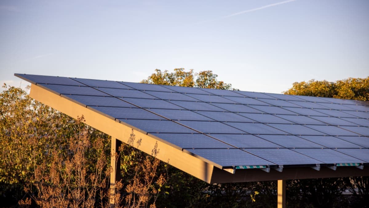 Solar panels representing Sawa Solar.